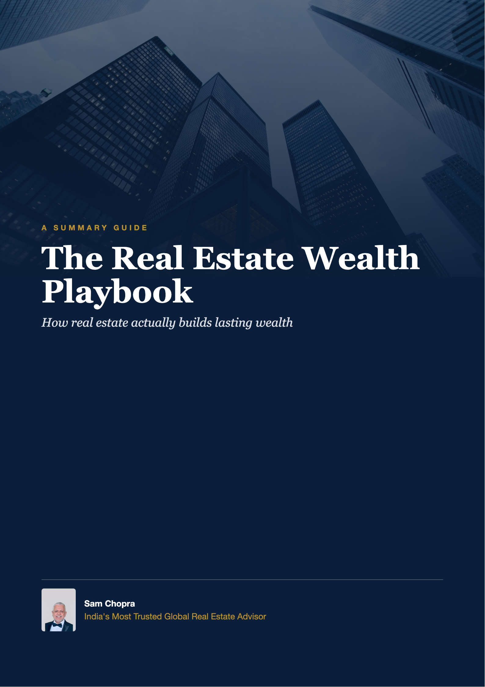 The Real Estate Wealth Playbook cover